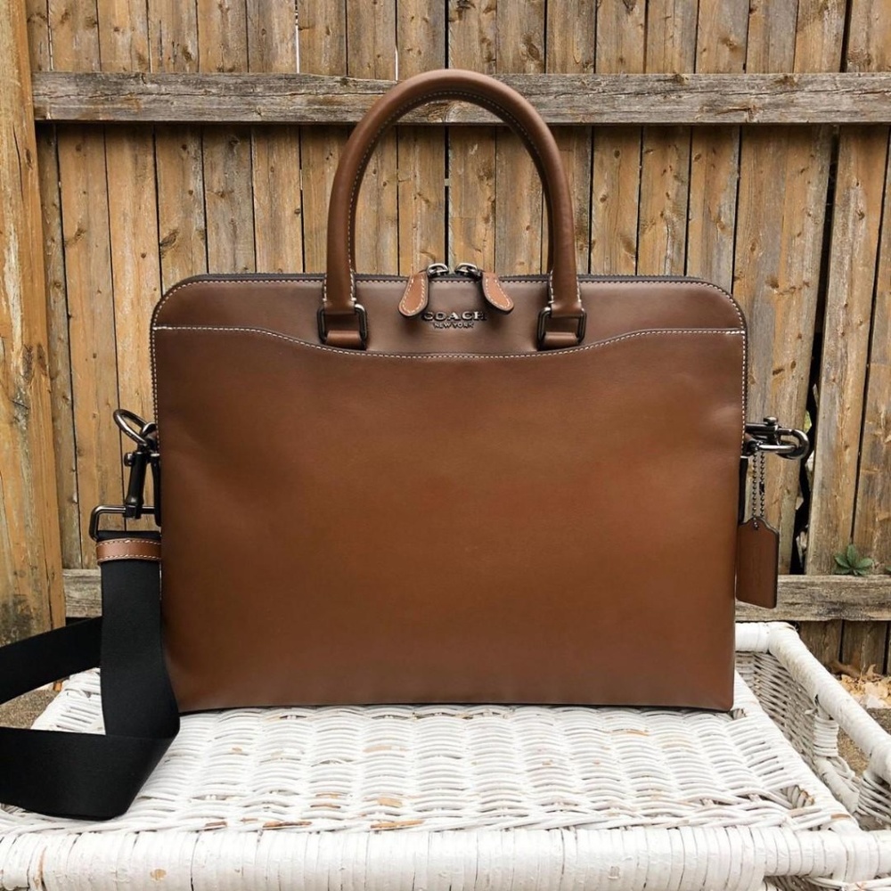 NWT COACH Beckett  Portfolio Brief MSRP $550